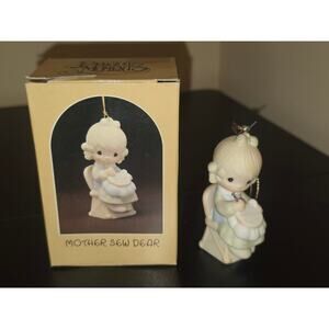 Precious Moments Mother Sew Dear Ornament Enesco E0514 Vintage Boxed